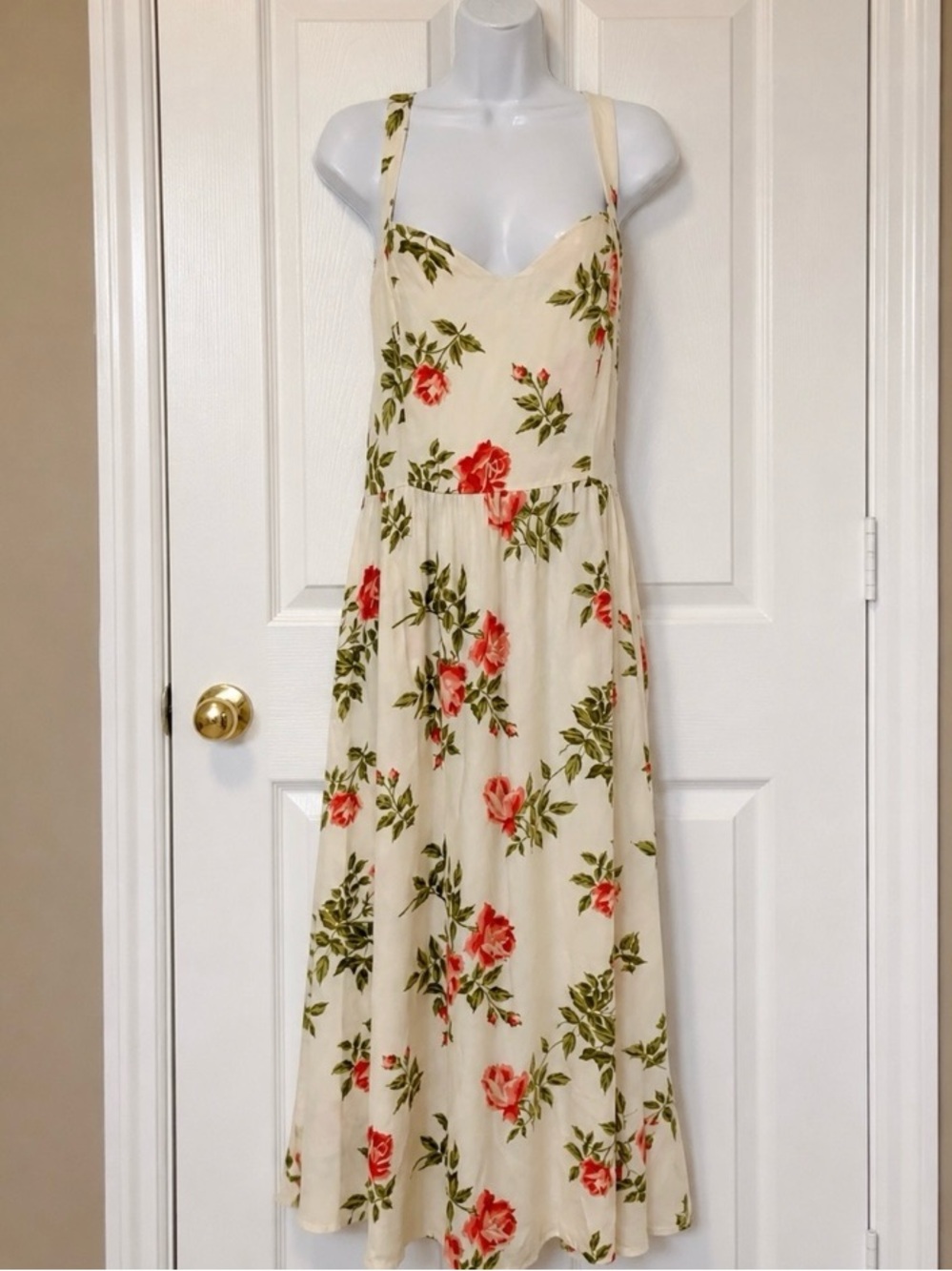 Reformation Brixton Midi Dress Jolie Floral Design size 12 - Picture 3 of 9